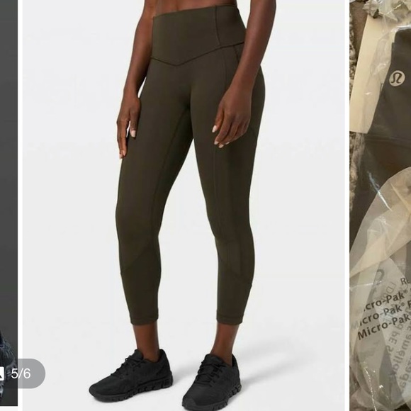 LULULEMON green leggings - Picture 3 of 8